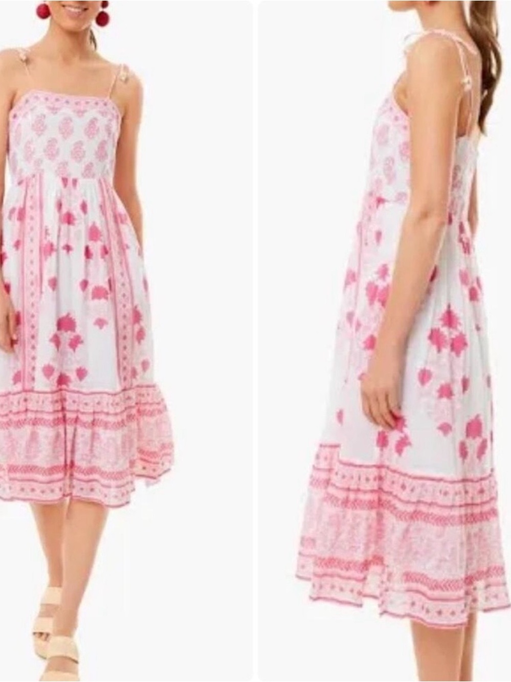 NWT Oliphant Tie Strap MIDI Dress